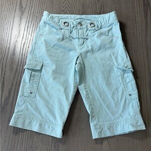 Light Blue Cargo Shorts
